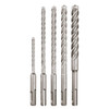 Milwaukee 4-Cutter Sds-Plus Carbide Hammer Drill Bit Kit