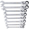 Gearwrench Metric 90-Tooth Flex Head Combo Ratcheting Wrench Tool Set W/ Tray