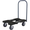 Snap-Loc 1500 Lb. Capacity All-Terrain E-Track Push Cart Dolly (Black)