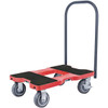 Snap-Loc 1800 Lb. Capacity E-Track Professional Super-Duty Push Cart Dolly (Red)