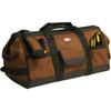Bucket Boss Gatemouth 24 In. Tool Bag In Brown And Green W/ 36 Pockets
