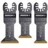 Arrow Titanium Coated Metal/Wood Variety Pack, Package Of 3