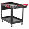 Rubbermaid Commercial Medium Heavy-Duty Adaptable Cart, 500 lb. Capacity, Black