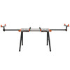 Protocol Equipment Lightweight Aluminum Portable Miter Saw Stand, 80" X 29"