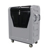 Royal Basket Trucks Bulk Security Poly Truck 48cf Gray 2 Fixed, 2 Swivel