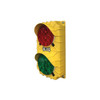 Tri Lite Loading Dock Safety Light With Switch, 115v, 2 Yellow Units LED Lamp