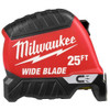 Milwaukee Wide Blade Magnetic Tape Measure, 25 Ft