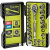 Ryobi 1/4" Drive Ratchet And Socket Set With Case, 26 Piece