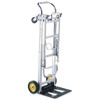 Safco Hideaway Convertible Truck, 400lb Capacity, 15 1/2 X 43 X 36, Aluminum