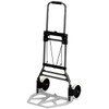 Safco Stow-Away Medium Hand Truck, 275 Lb Capacity, Aluminum