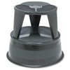 Cramer Kik-Step Steel Step Stool, 350 Lb Cap, 16" Dia. X 14 1/4h, Black