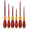 Wiha 6 Piece Insulated Softfinish Screwdriver Set - Slotted, Phillips, Square