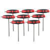 Wiha 8 Piece Softgrip Dual Drive Hex Metric T-Handle Set