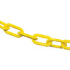 Mr. Chain 2" X 50 Yellow Biodegradable Plastic Safety Chain