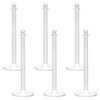 Mr. Chain White Medium Stanchion Package Of 6