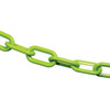 Mr. Chain 2" X 25 Safety Green Biodegradable Plastic Safety Chain