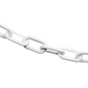 Mr. Chain 2" X 100 White Biodegradable Plastic Safety Chain