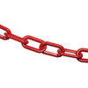 Mr. Chain 2" X 25 Red Biodegradable Plastic Safety Chain