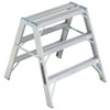Louisville Ladder L-2032 3 Ft. 300 Lb. Aluminum 2-Step Sawhorse Ladder