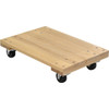 Vestil 900 Lb Capacity Solid Deck Hardwood Dolly 24 X 16"