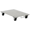 Vestil Aluminum Plate Dolly 27 X 16" With Rubber Swivel Casters