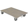 Vestil Aluminum Plate Dolly 36 X 24" With Cast Steel Swivel Casters