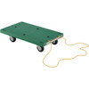 Vestil 500 Lb Capacity Plastic Dolly 30 X 18" With Pull Rope