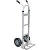 Vestil 500 Lb Capacity Silver Aluminum Hand Truck With Hard-Rubber Wheels