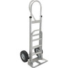 Vestil 500 Lb Capacity Silver Aluminum Handle Hand Truck With Pneumatic Wheel