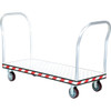 Vestil 3600 Lb Aluminum 2-Handle Treadplate Platform Truck 60" X 24"