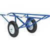 Vestil 500 Lb Blue Pneumatic Wheels Portable Carpet Dolly 61" X 26"