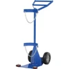 Vestil 500 Lb Capacity Blue Deluxe Cylinder Dolly With Pneumatic Wheels