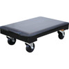 Vestil 1200 Lb Capacity Black Hardwood Vinyl Covered Dolly 24" X 16"