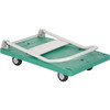 Vestil 500 Lb Green Plastic Folding Handle Platform Truck 33" X 21"