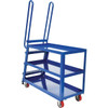 Vestil 1000 Lb Capacity Blue Poly-On Steel High-Duty Truck 51" X 21.5"