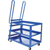 Vestil 1000 Lb Capacity Blue Steel Mold-On Rubber High-Duty Truck 51" X 27.5"