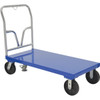 Vestil 3600 Lb Capacity Blue Steel Platform Truck 48" X 24"