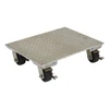 Vestil 1200 Lb Capacity Silver Aluminum Swivel Plate Dolly 30" X 24"