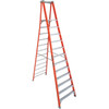 Louisville Ladder Twelve Foot Fiberglass Platform Step Ladder Type Ia