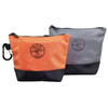 Klein Tools Assorted Color Stand-Up Zipper Tool Bag 7.5" (2-Pack)