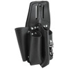 Klein Tools Black Leather 4-Pocket Tool Pouch 11" For Belt