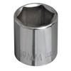 Klein Tools 15 Millimeter  6-Point Socket, 3/8 Inch Drive