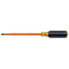 Klein Tools Screwdriver, Insulated, 1/4 Inch Cab 7 Inch