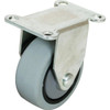 Shepherd 3" Gray Rubber Rigid Caster