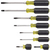 Klein Tools 8-Piece Cushion-Grip Screwdriver Set