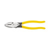 Klein Tools 9'' High-Leverage Side-Cutting Connector Crimping Pliers