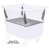 Royal Basket Trucks Spring Platform Lift For 6 Bushel Poly Truck, Gray