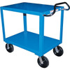 Vestil Blue Extra Heavy-Duty Ergo Handle Cart 34 X 48"