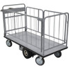 Vestil Gray Electric Material Handle Cart 28 X 60" With Side Carts