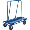 Vestil 3000 Lb Capacity Blue Drywall/Panel Cart With Glass-Filled Nylon Casters